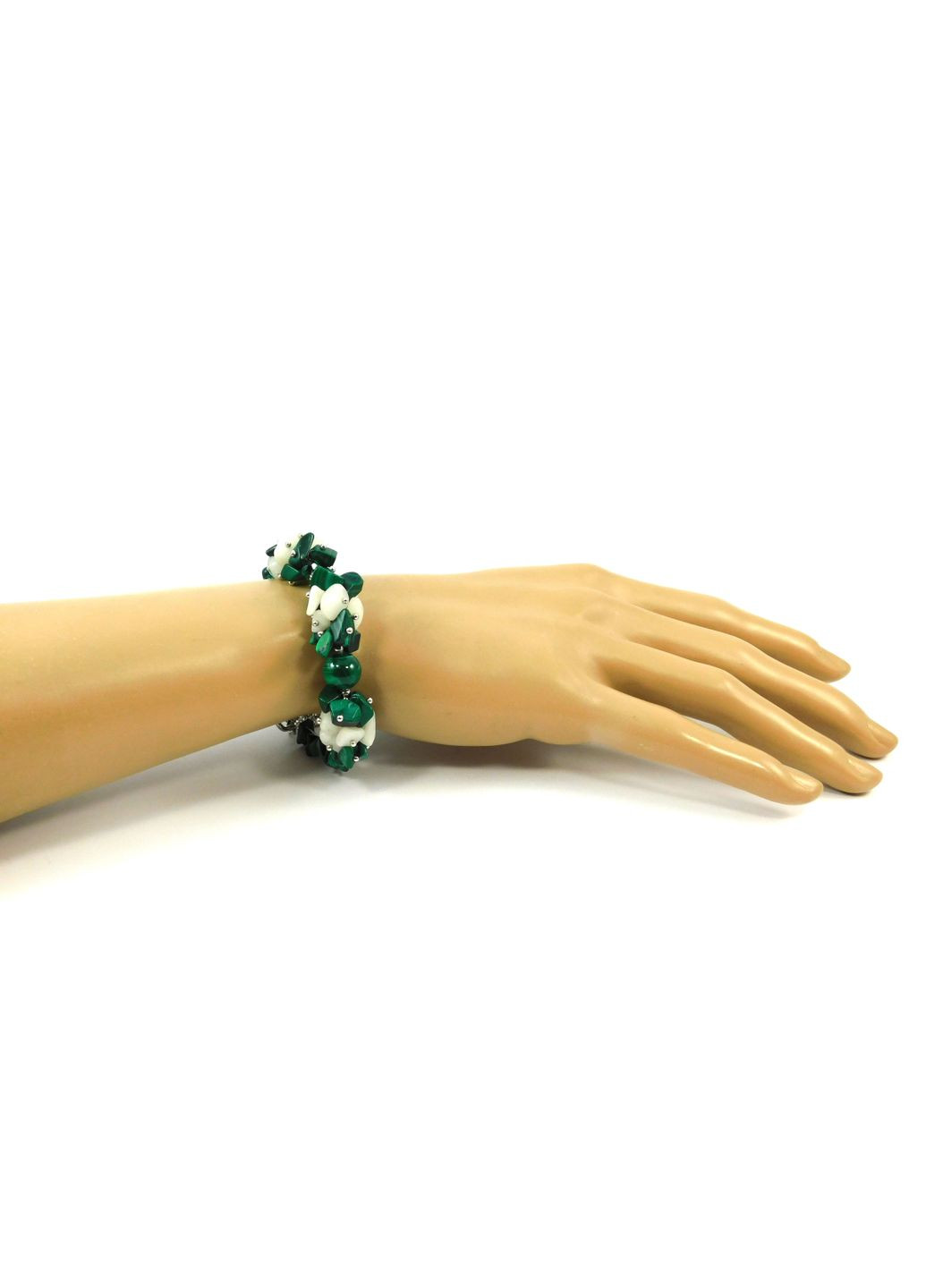 Эксклюзивный браслет "Моника" Малахит 16 Fursa fashion (322313979)