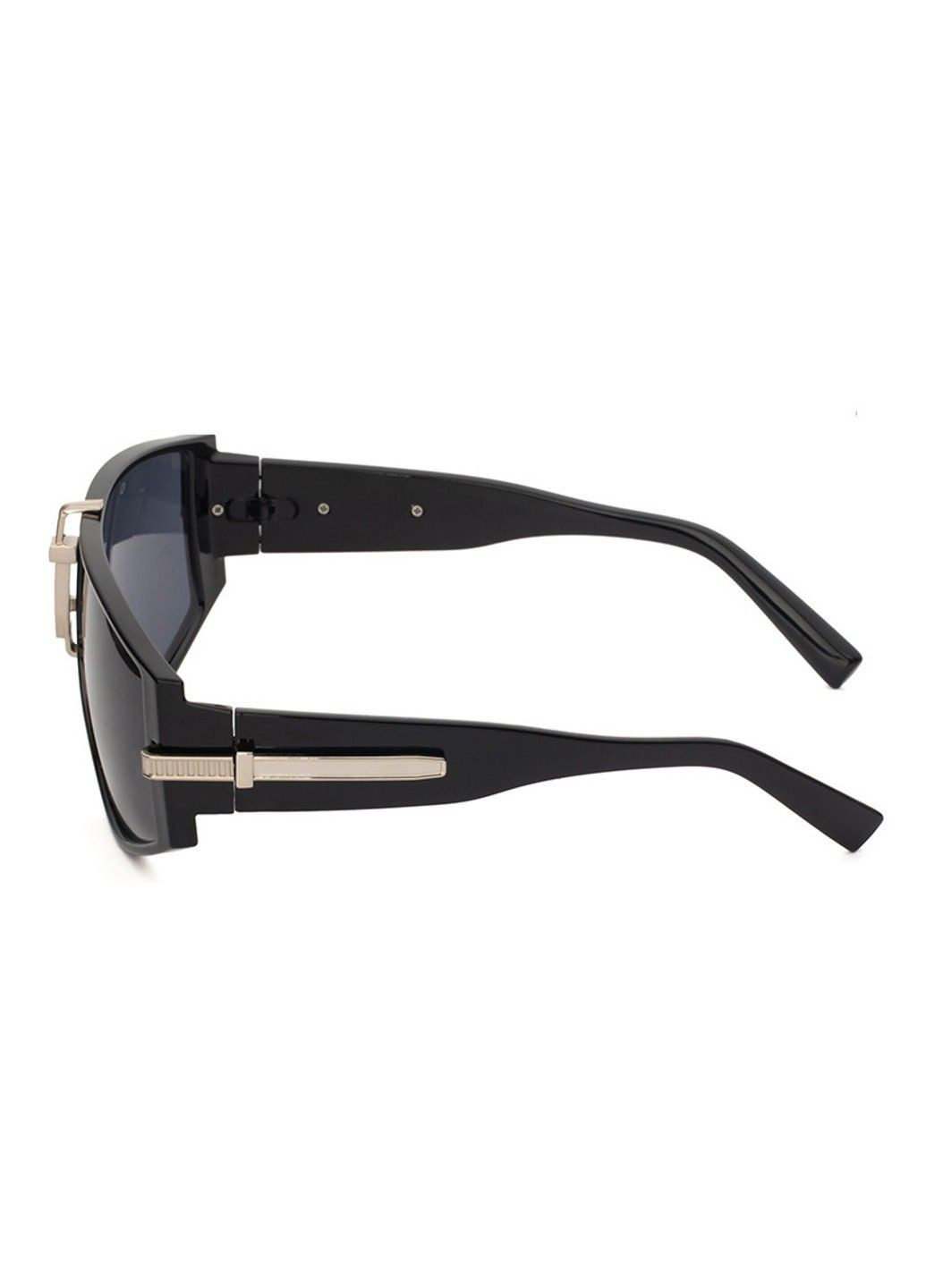 Сонцезахисні окуляри маска з ланцюжком Mask чорні No Brand (292632155)