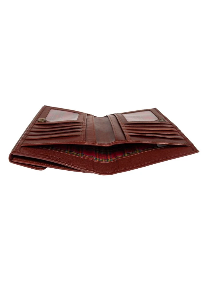 Шкіряний жіночий гаманець великого розміру V63 Chestnut Ashwood (324031353)