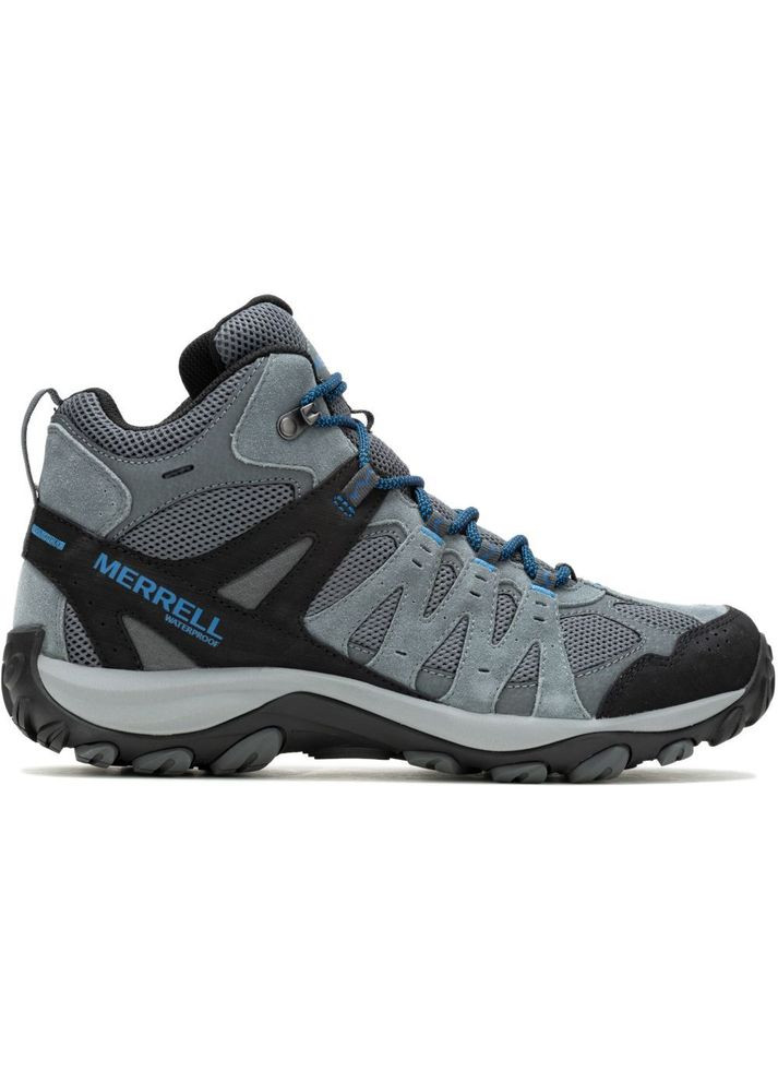 Черевики чоловічі Accentor 3 Mid WP Сірий-Синій Merrell (296262567)