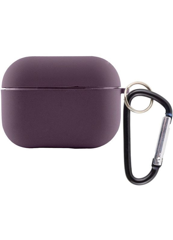 Силіконовий футляр з мікрофіброю для навушників Airpods 3 Фіолетовий Epik (372164166)