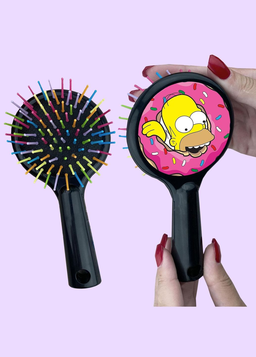 Гребінець для волосся Мультсеріал Сімпсони #005 Чорний No Brand (315044554)
