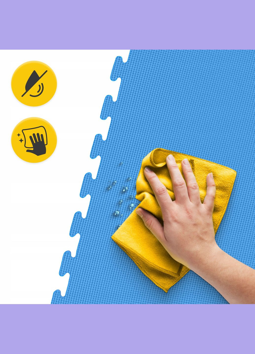 Мат-пазл (ласточкин хвост) Mat Puzzle EVA 100 x 100 x 2 cм Blue/Red () 4FIZJO P-5907739310002 (342758211)