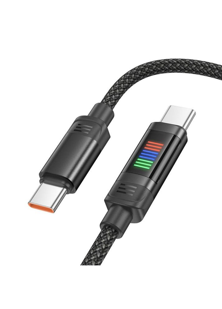 Кабель USB Type-C для USB Type-C / Провод шнур юсб тайп си на юсб тайп си для быстрой зарядки и передачи данных 1,2м Hoco (338600205)