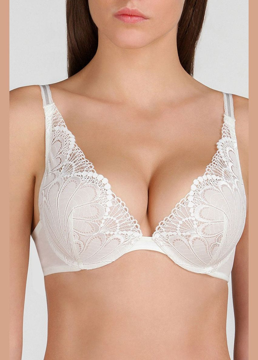 Молочний брасьер бюстгальтер пуш-ап Wonderbra з кісточками