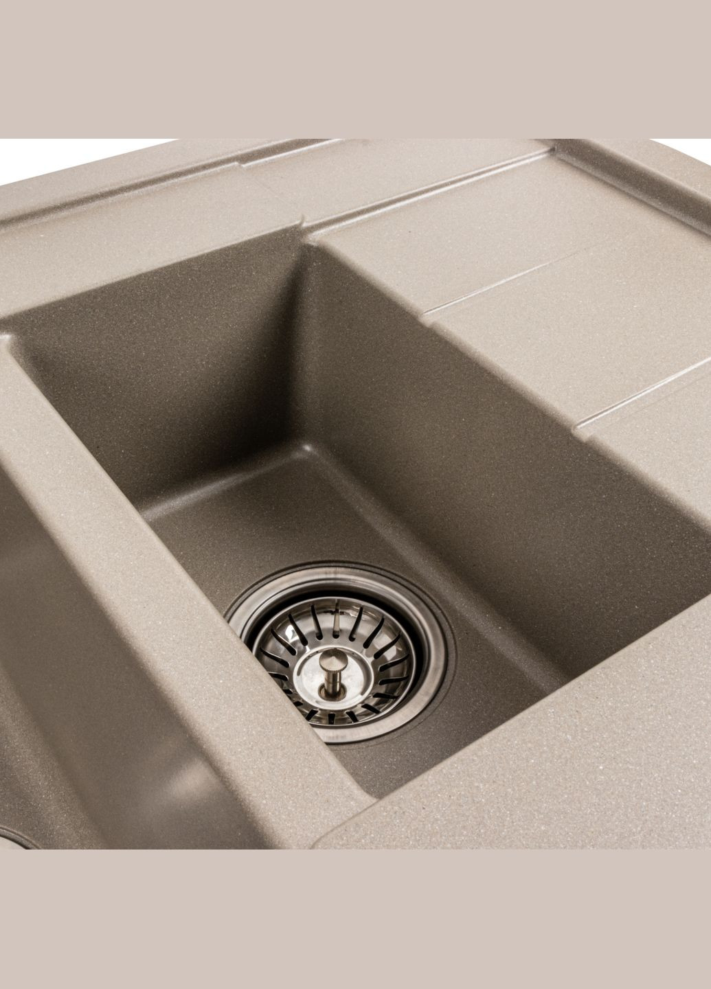 Гранітна мийка для кухні 7850W TOSKANA матовий Титан Platinum (269793751)
