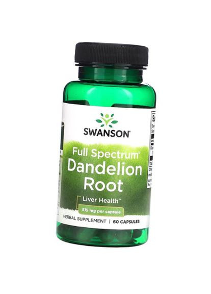 Корень одуванчика лекарственного, Dandelion Root, 60капс (71280036) Swanson (322727949)