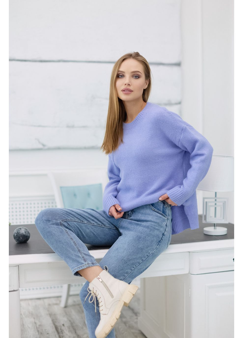 Бузковий демісезонний джемпер 5618.5127 Seventeen