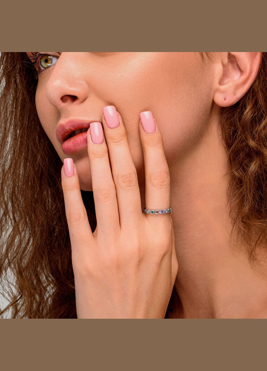 Кольцо Цветная мечта Minimal (338794609)