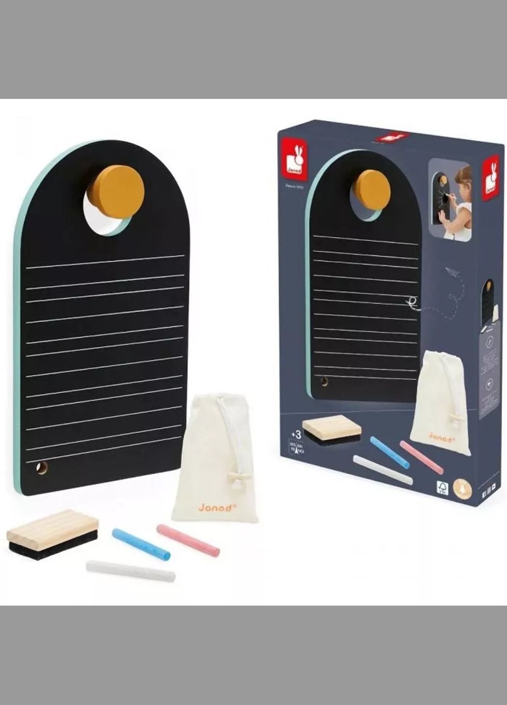 Дошка для малювання двостороння (J09634) Janod (342715895)