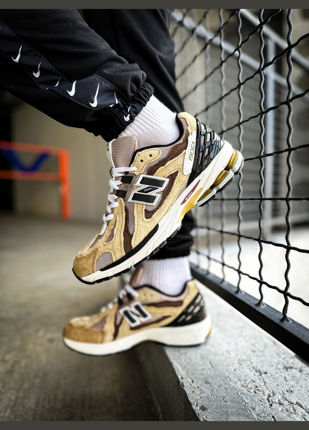 Коричневі всесезон кросівки чоловічі new balance 1906d brown | 1906d коричневі No Brand