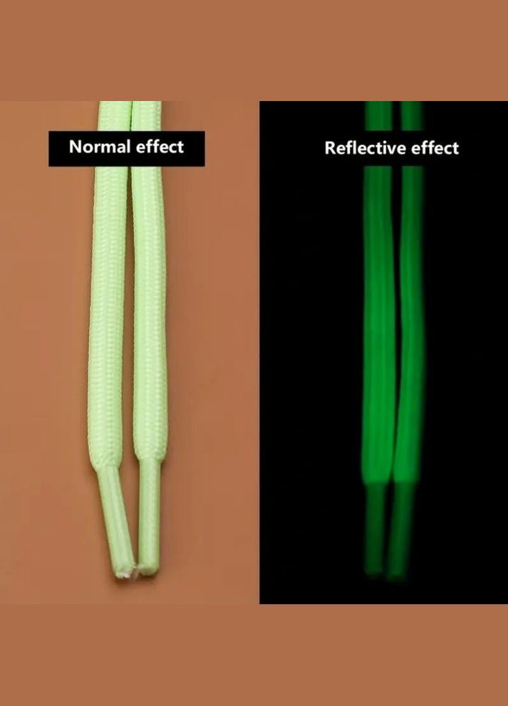 Шнурки светящиеся в темноте 120 см флуоресцентные цена за пару No Brand (333031928)