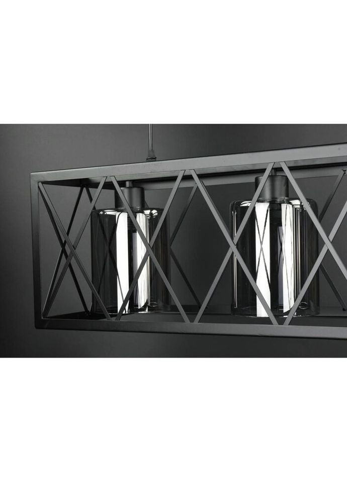 Люстра подвесная LOFT на 3 лампочки 26956 Черный 35-100х25х63 см. Sunnysky (324395969)