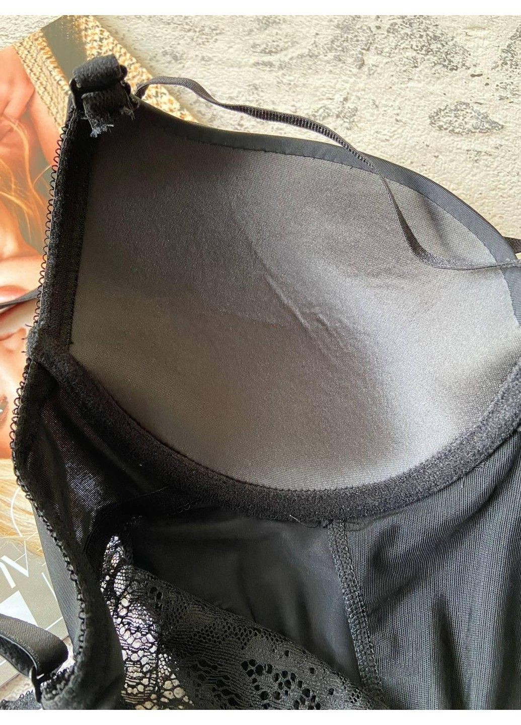 Боді жіноча чорна нижня білизна Porlloma (297366720)