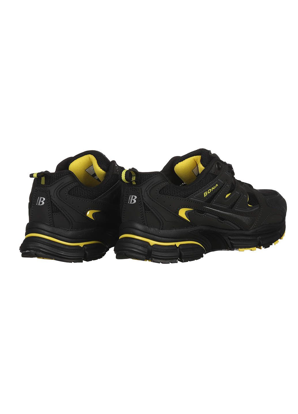 Кросівки з нубуку та текстилю для жінок Bona чорні демісезони (324766425)