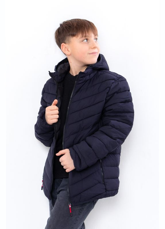 Синяя демисезонная куртка для мальчика (подростковая) демисезон Носи своє