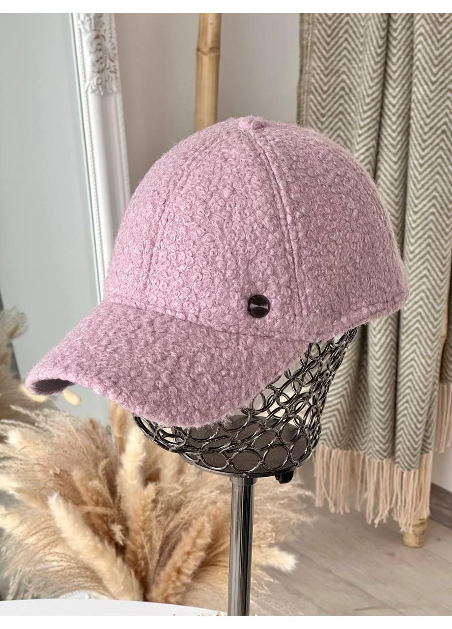 Теплая меховая бейсболка баранчик с ушками, теплая кепка баранчик No Brand (362918197)