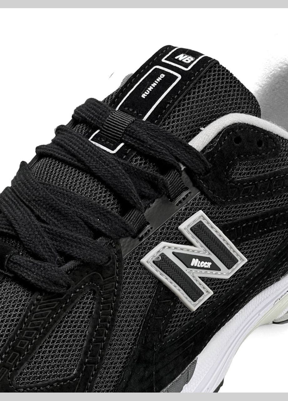 Черные демисезонные кроссовки мужские new balance black white No Brand 1906R