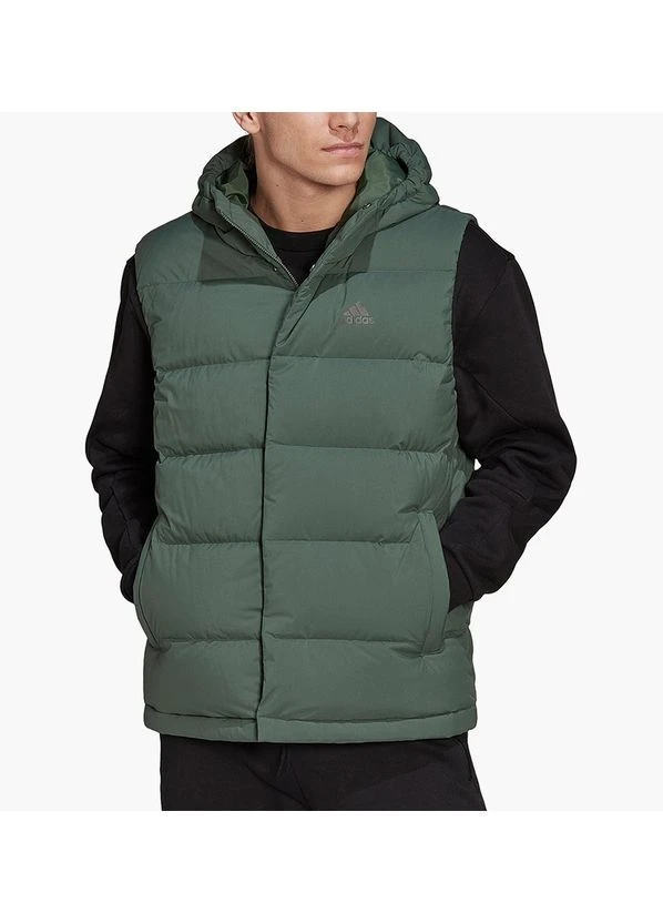 Жилет Helionic Hooded Down Gilet Green HG6274 adidas (397997369)