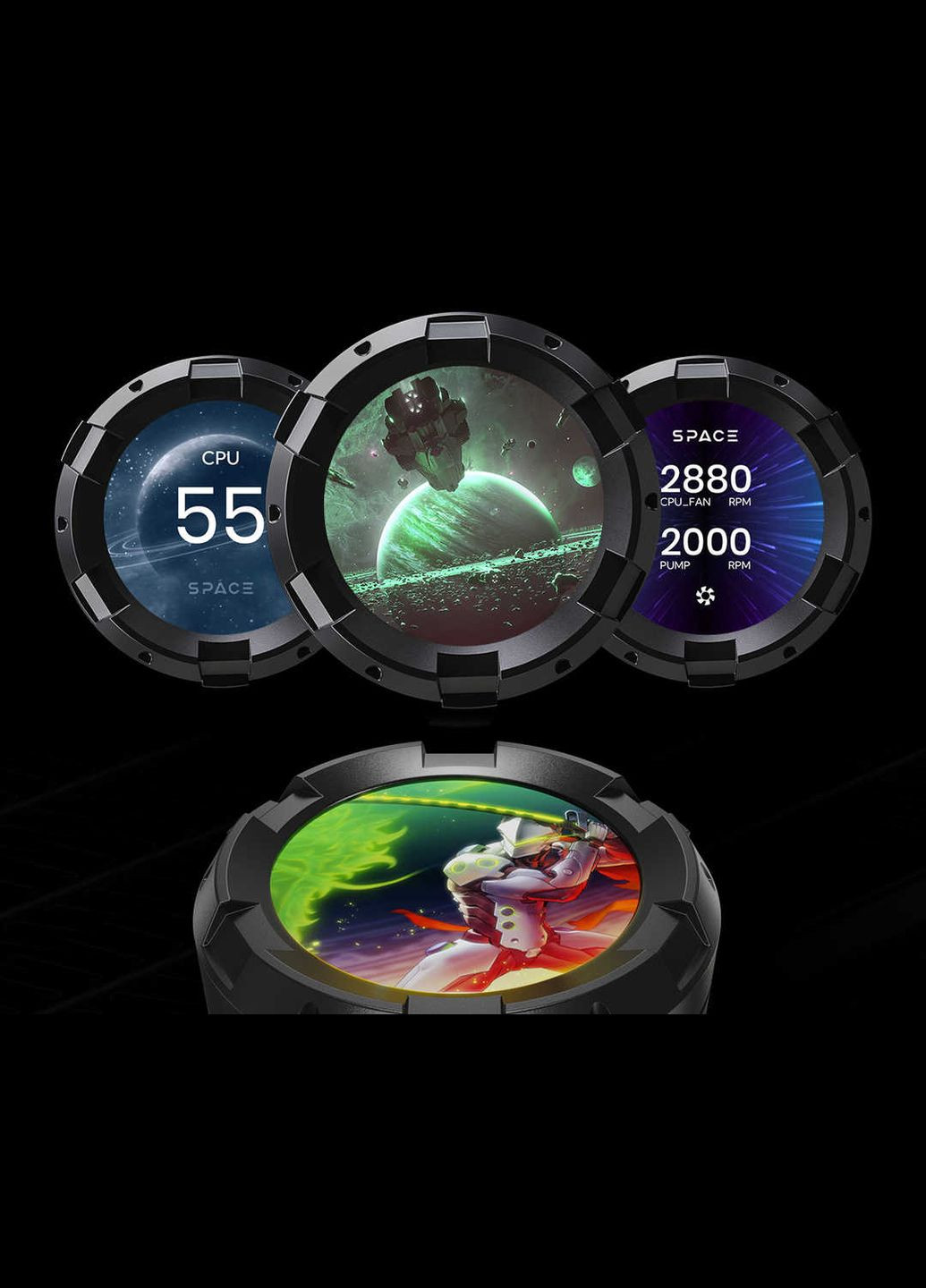 Система водяного охлаждения Space LCD SL240 ID-Cooling (336954493)