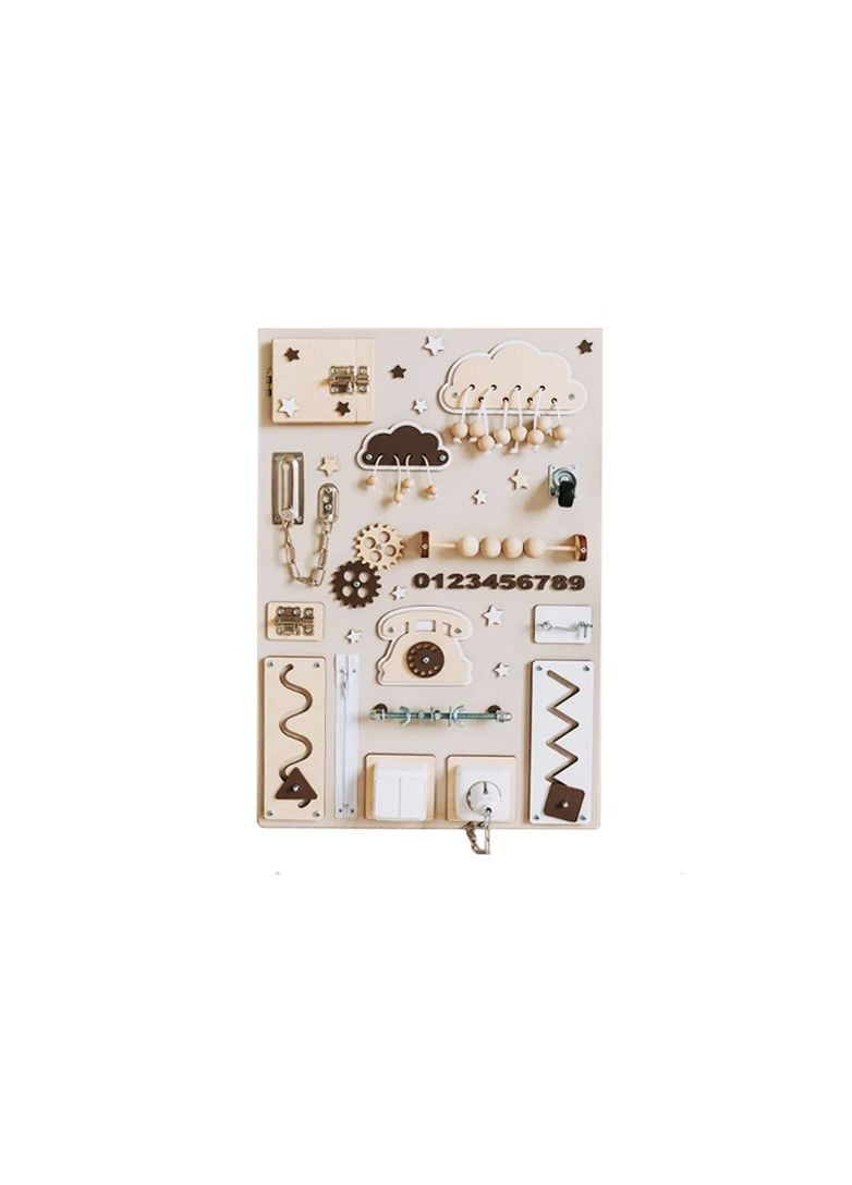 Бізіборд Бежевий 100002 60*40 см No Brand (362437922)