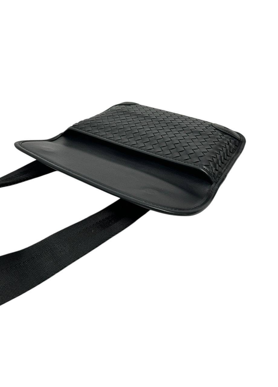 Чоловіча сумка з натуральної шкіри 8226-3 чорна 24 x 16 х 2 No Brand (371682609)