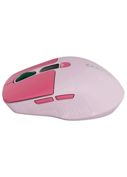 Мышка Canyon (CNS-CMSW26P) VAG MW-26 LCD Silent Wireless/Bluetooth Pink (366651758)