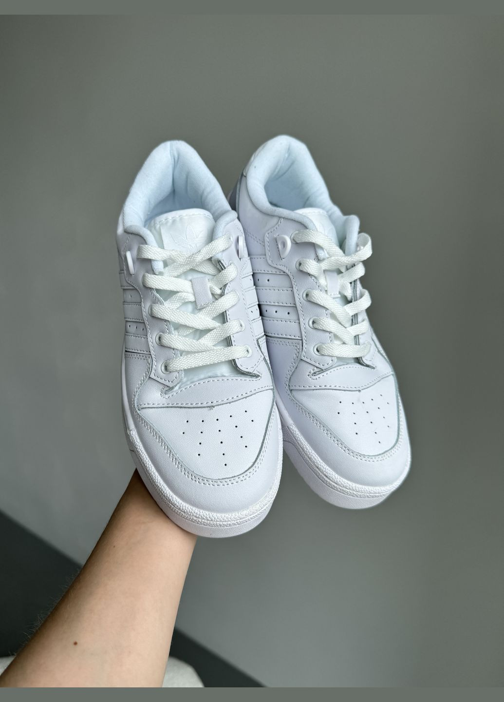 Білі Осінні кросівки чоловічі adidas rivalry white | адідас рівалру білі No Brand