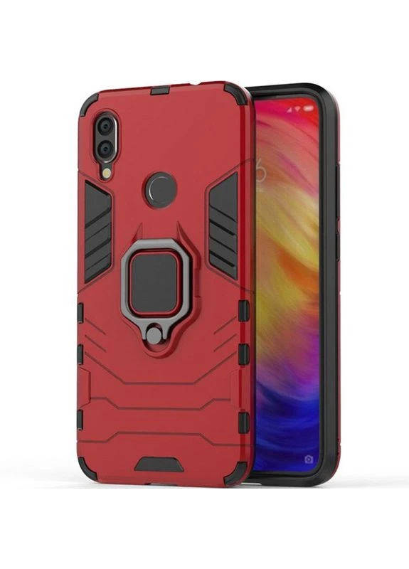 Ударопрочный чехол Transformer Ring под маг. держ. для Xiaomi Redmi 7 Epic (396509628)