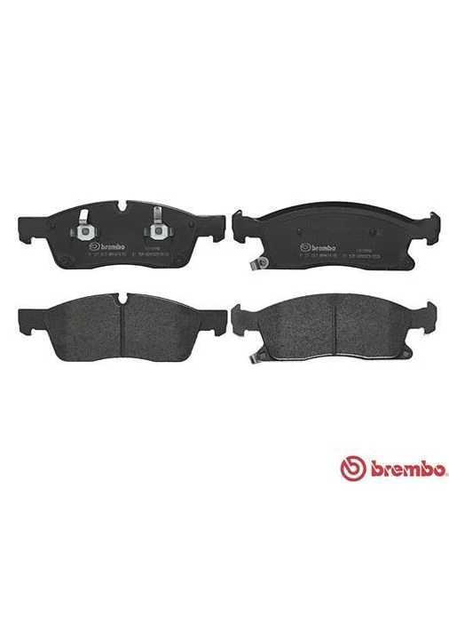 Колодки гальмівні дискові ПЕРЕДН DODGE DURANGO (WD) 3.6 2010.12- BM P37017 Brembo (386940726)