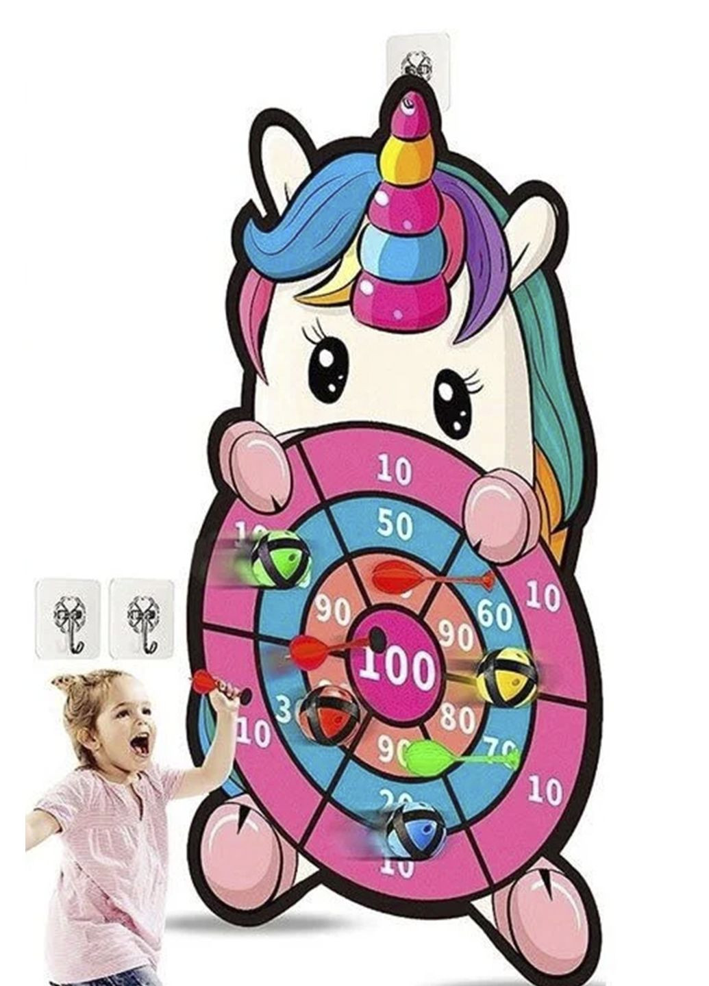 Дартс - "Единорог" цвет разноцветный ЦБ-00276615 No Brand (328559568)