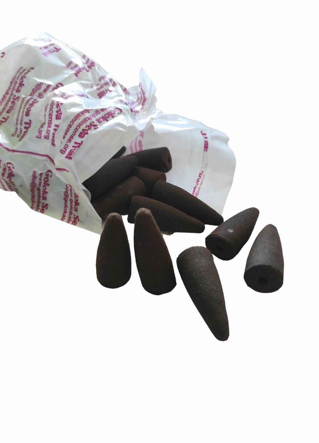 Арома-конусы для дымного водопада Goloka Backflow Natures Incense Cones - Lavender No Brand (298573639)