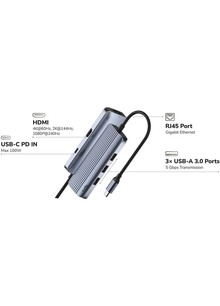 USB-хаб 6-в-1 (UH606) Cudy (399513409)