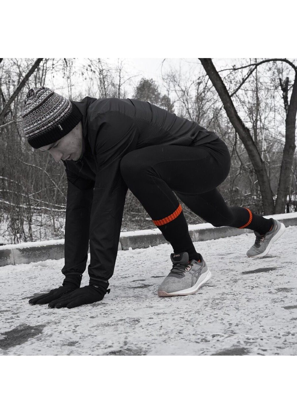 Водонепроницаемые носки DexShell Hytherm Pro DS634 (Черные с оранжевым) размер M (39-42) No Brand (332636901)