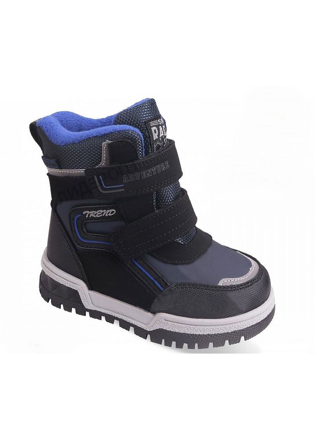 Синие зимние ботинки зимние 10806 для мальчиков синие, эко кожа. размер 28 Tom.M