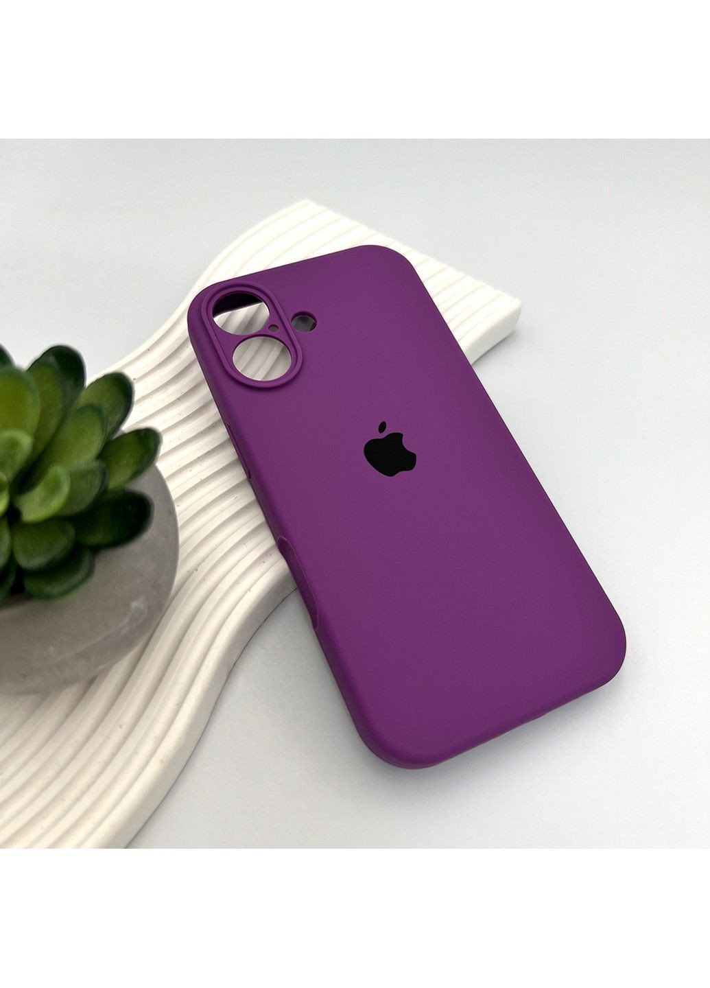 Чохол для смартфона Silicone Full Case AA Camera Protect для Apple iPhone 17 19, Purple Silicone Case (382474594)