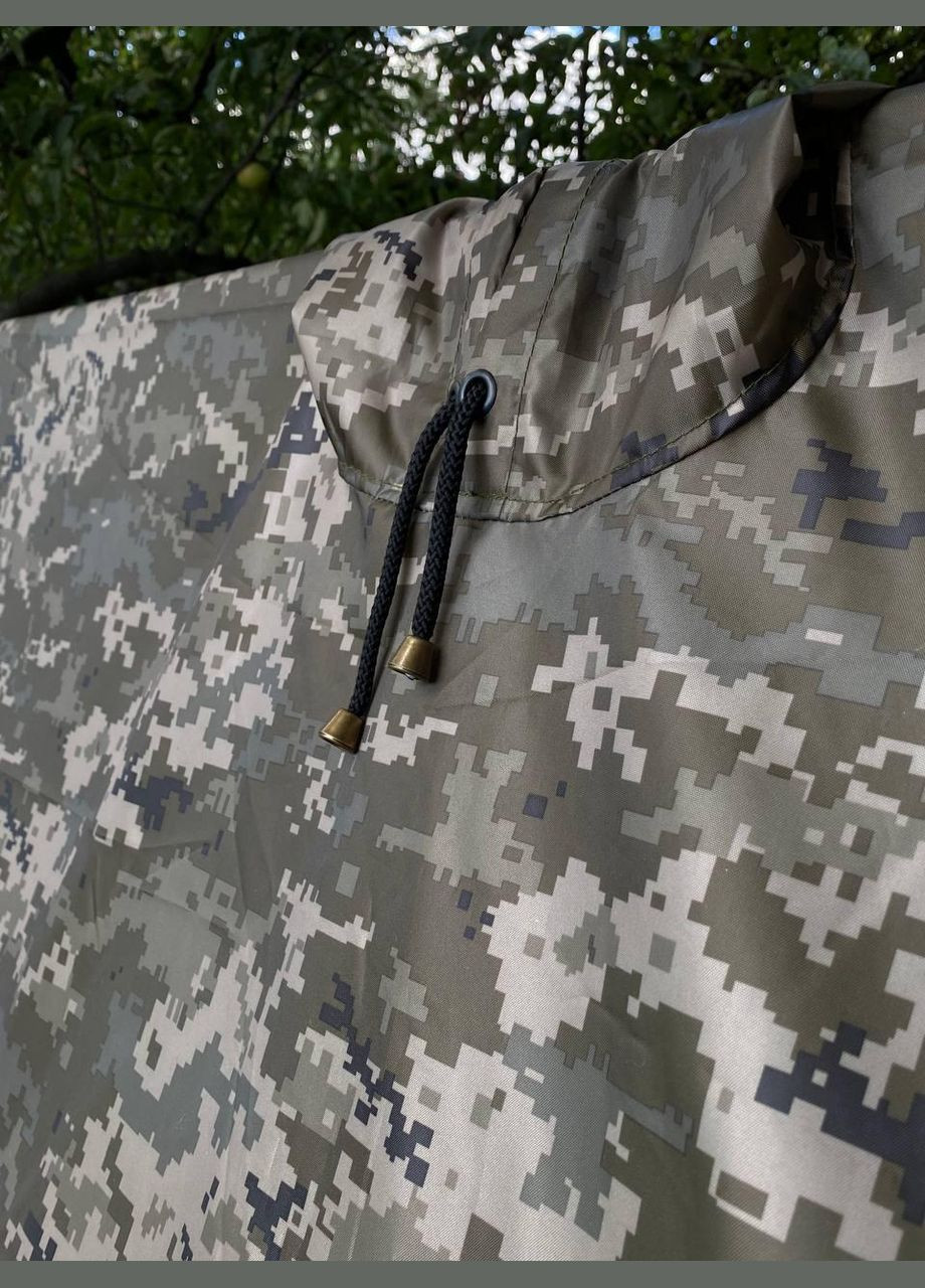 Плащ-палатка міцної та легкої вологонепроникної тканини 145*240 см.Колір: пиксель Украина ТД (322316565)