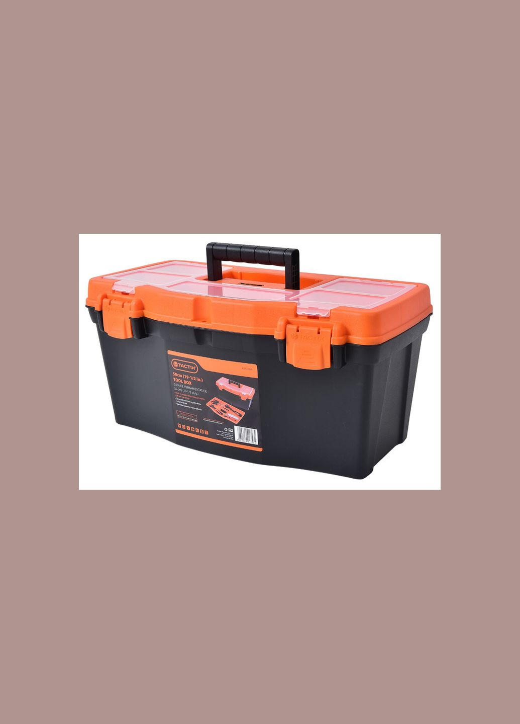 Ящик 500x260x240мм для инструментов пластиковый [INSBXBXB0019050PT0] TACTIX (344543609)