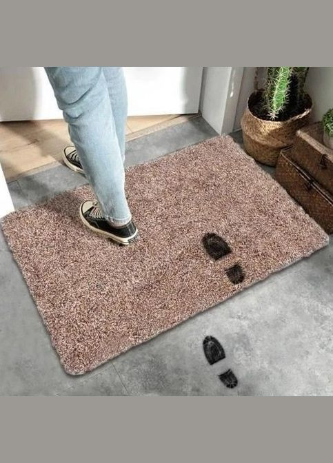 Коврик для прихожей и ванной комнаты Super Clean Mat Brown (2081719862) No Brand (328261593)