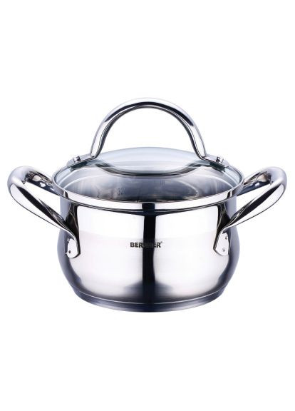 Каструля (BG-6506) Bergner Gourmet, з кришкою 1.7 л (366518920)