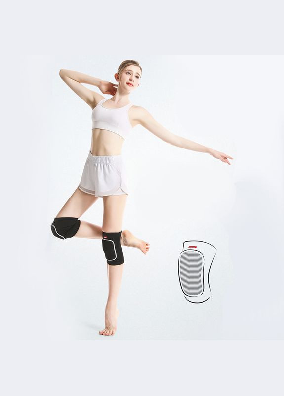 Наколенники защитные A-0210 Black спортивные для танцев шт AOLIKES (349729620)