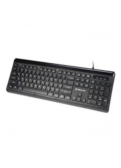 Клавіатура Real-El 7085 comfort black (275092370)