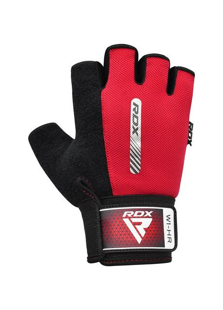Рукавички для фітнесу W1 HALF RED (A-018111) RDX (317755945)