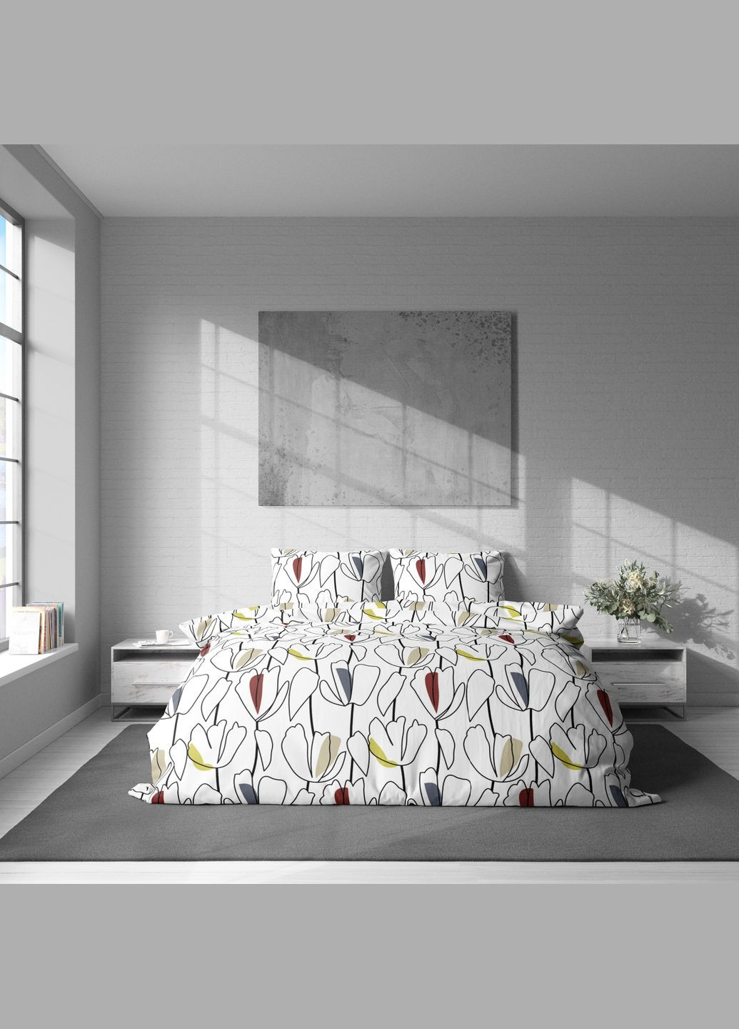 Комплект постільної білизни Євро полісатин Lelit (331788368)