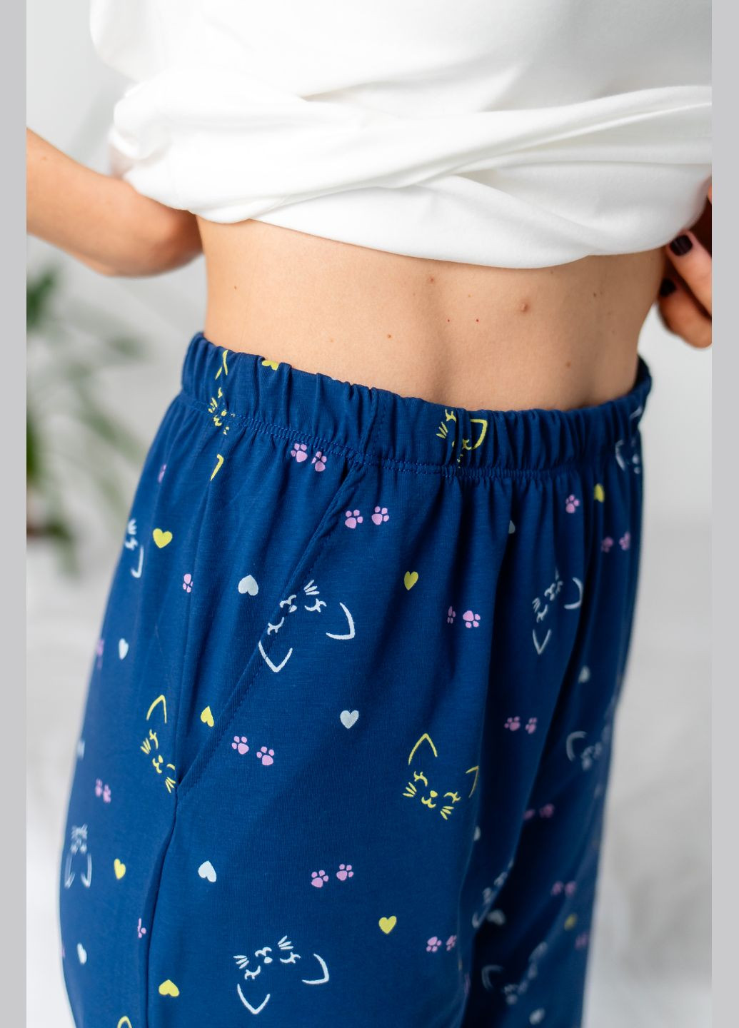 Темно-синяя всесезон пижама Lucci