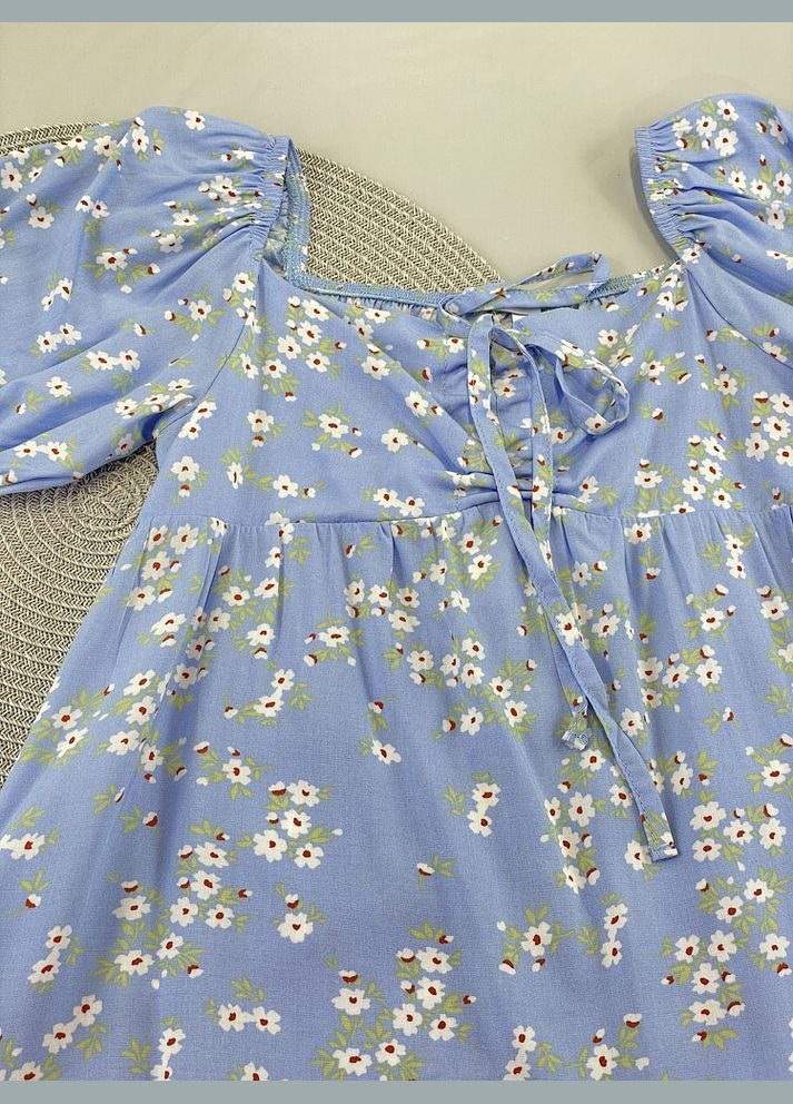Голубое платье для девочки Mevis (292013989)