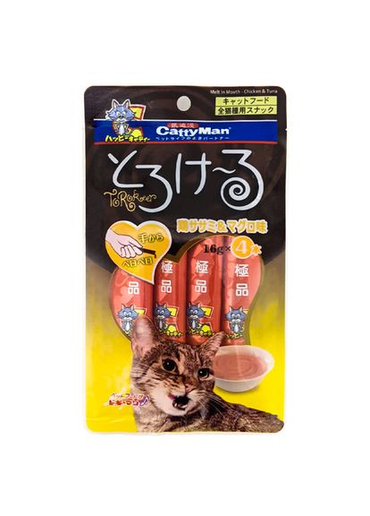 Рідкі ласощі для котів Chicken&Tuna найсмачніші курціа тунець ( Z1707) CattyMan (307794744)