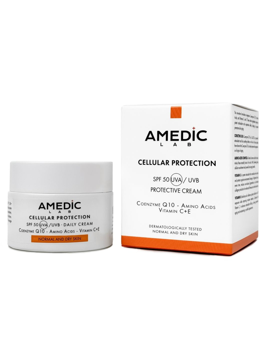 Сонцезахисний зволожуючий крем Cellular Protection Protective Cream SPF 50 UVA/UVB 50ml (1519881-41308721) Amedic (368885609)