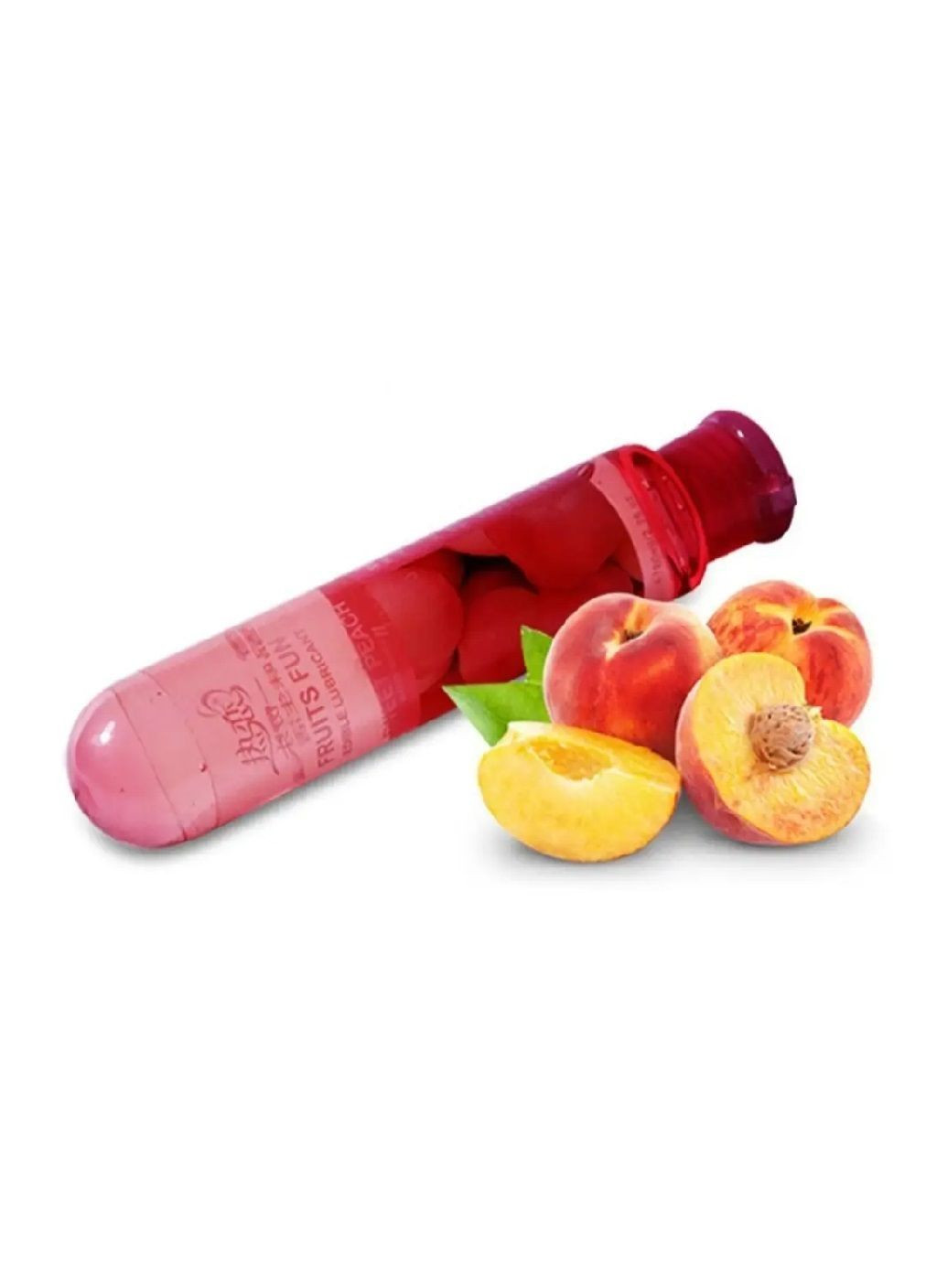 Большая съедобная интимная прозрачная смазка лубрикант интимной близости для секса на водной основе 80 мл (481802-Prob) Персик Unbranded (366523684)