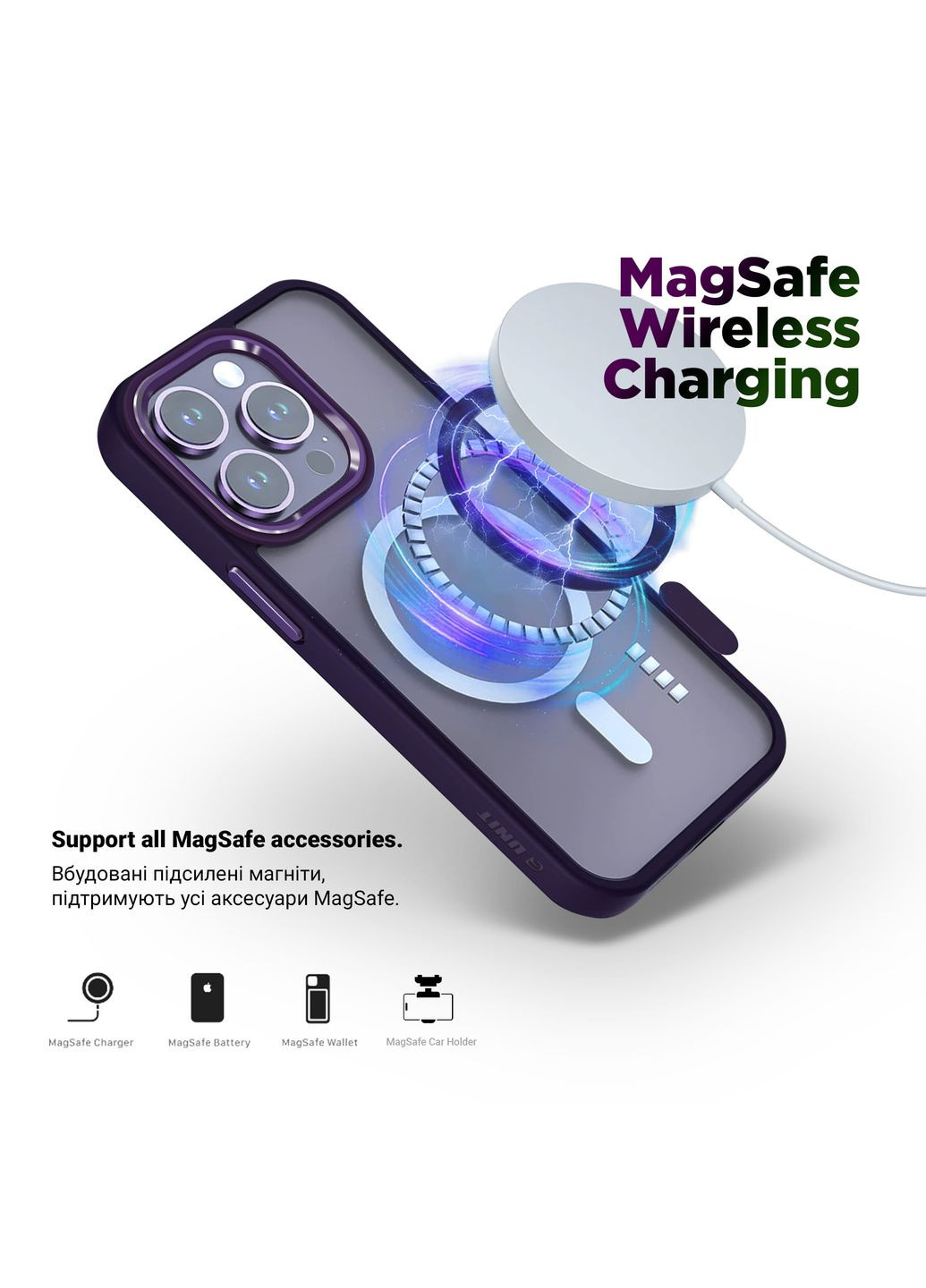 Панель Unit MagSafe для Apple iPhone 14 Pro Max (ARM66953) ArmorStandart (260474957)